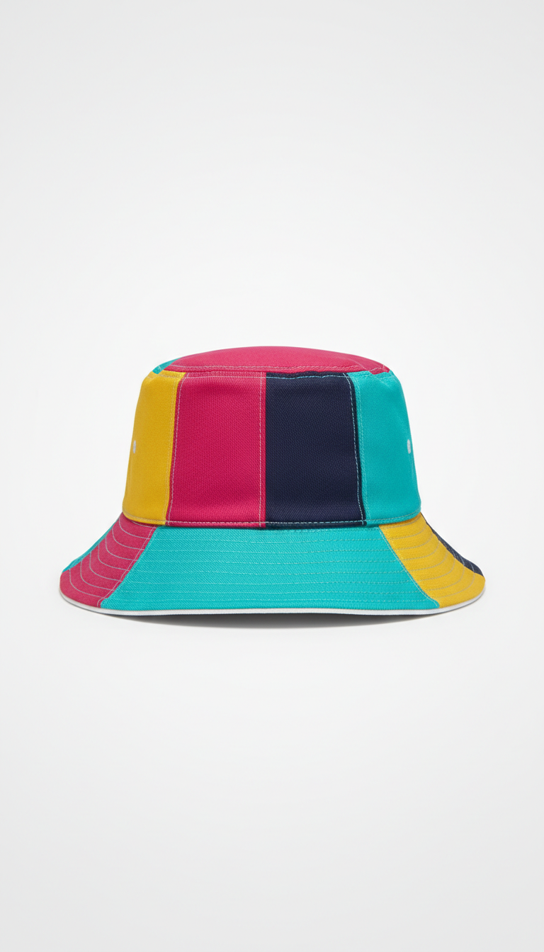 Poolside Aqua festival bucket hat