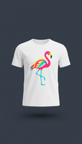 Electric Flamingo graphic shirt